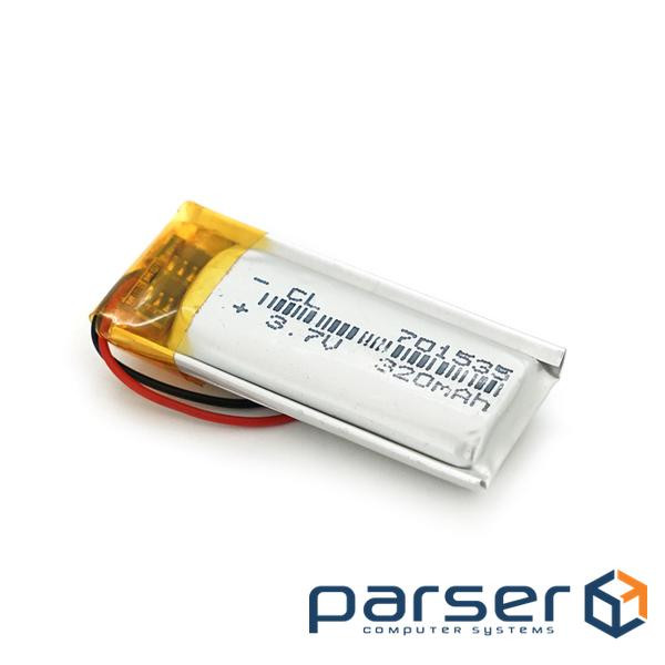 Літій-полімерний акумулятор 7*15*35mm (Li-ion 3.7В 320мА&middot,год) (701535) ) (701535)