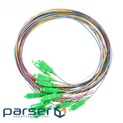 Набір кольорових пігтейлів SC/APC 1.5 m, SM, Easy strip, для 12 вол. (Bl,Or (PGA-1.5SC(SM)(ON)E-K12) . (Bl,Or (PGA-1.5SC(SM)(ON)E-K12)