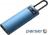 Док станція USB3.1 Type-C -->Type C(PD)100W/HDMI 4K 30Hz/3*USB3.2/RJ45/SD+TF, 8in1 Blue (WKWG000103)