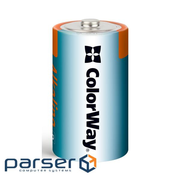 Батарейка COLORWAY Alkaline D 2шт/уп (CW-BALR20-2BL)