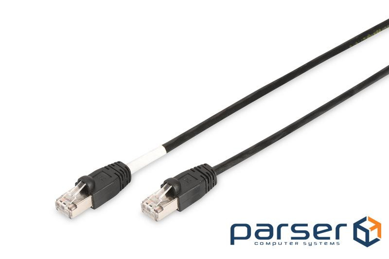 Патч корд DIGITUS CAT 6 S-FTP outdoor, 5м, AWG 27/ 7, FRPE (DK-1644-050/BL-OD)