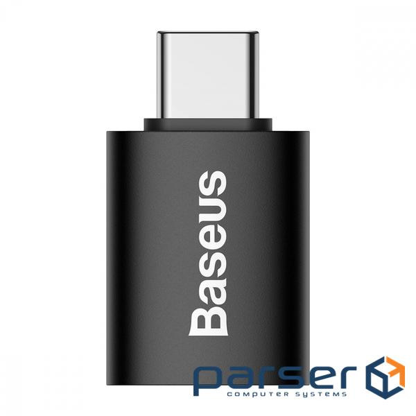 Адаптер OTG BASEUS Ingenuity Series Mini OTG Adaptor Type-C to USB-A 3.1 Black (ZJJQ000001)