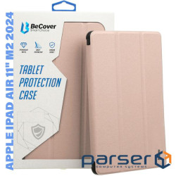 Чeхол BeCover Tri Fold Hard для Apple iPad Air 11" M2 2024 Pink (711416)