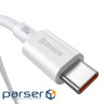 Кабель Baseus Superior Series Fast Charging Data Cable Type-C to Type-C 100W 1m White (CATYS-B02)