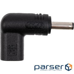 Адаптер PowerPlant USB Type-C на DC 4.0x1.35 мм (CC360611)