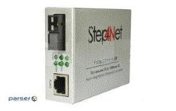 Медіаконвертер Step4Net 10/100Base-TX to 100Base-FX, SM, 1550nm, SC/PC, 20км (MC-D-0,1-1SM-1550nm-20