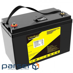 Rechargeable battery LiitoKala LiFePO4 12V120Ah(4S2P), LCD (12V120Ah(4S2P) LiFePO4 LC)