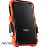 Зовнішній жорсткий диск 2Tb Apacer AC630, Black/ Orange, 2.5", USB 3.1, водонепроницаем (AP2TBAC630T-1)