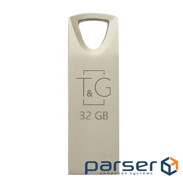 Флеш-накопичувач USB 32GB T&G 117 Metal Series Silver (TG117SL-32G) (TG117SL-32G3)