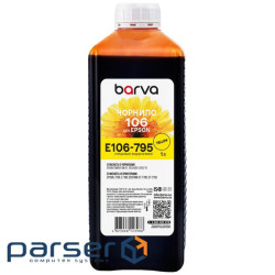 Чорнило Barva Epson 106 1л, Yellow (E106-795)