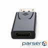 Перехідник DP M to HDMI F Vinga (VCPADPHDMI)
