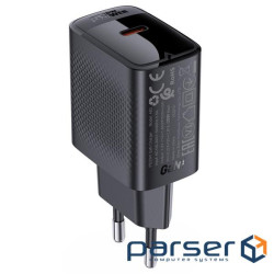 Мережевий зарядний пристрій ACEFAST A82 PD20W GaN single USB-C charger Black (6974316283232) ACEFAST A82 PD20W GaN single USB-C charger Black (6974316283232)