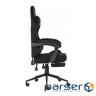 Ігрове крісло GT Racer X-2324 Black Suede (X-2324 Fabric Black Suede)