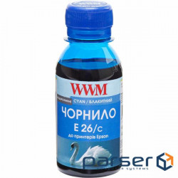 Чорнило WWM Epson XP-600/XP-605/XP-700 100г Cyan (E26/C-2)