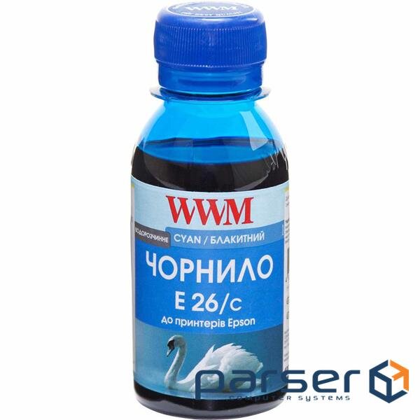 Чорнило WWM Epson XP-600/XP-605/XP-700 100г Cyan (E26/C-2)