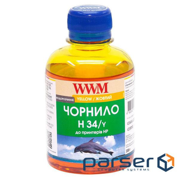 Чорнило WWM HP № 22/134/136 (8766/9361) yellow (H34/Y)