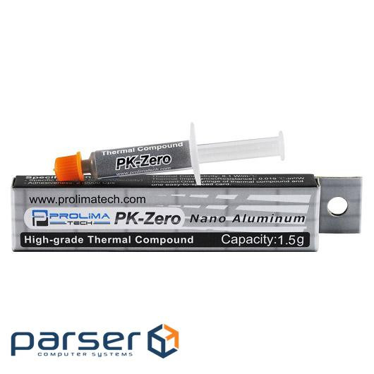 Термопаста Prolimatech PK-Zero Aluminium, шприц, 1,5 г, 8 Вт/мК (PNA-PK-Zero-1.5)
