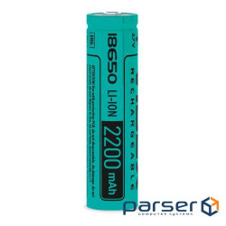 Акумулятор 18650, 2200 mAh, Videx, 1 шт , Li-ion, 3.7V (18650/2200/1B)