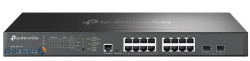 TP-LINK Switch SG3218XP-M2 16-Port Managed L2+ 8x 2.5G PoE+, 2x 10G SFP+ Slots