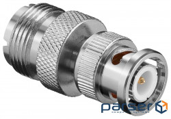 Перехідник відео BNC/50ohm-RF:UHF M/F,адаптер Gold (62.09.8321-1) Gold (62.09.8321-1)