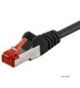 Патч-корд екранований RJ45 SFTP6 20.0m, patch AWG28 LSOH D=6.0mm Cu Gold,чорний (75.06.8697-5)