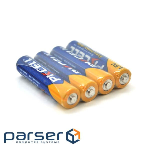 Батарейка сольова PKCELL 1.5V AAA/ R03, 4 штуки ціна за shrink, Q10 (09312)