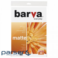 Папір Barva A4 Everyday matted 190г 20с (IP-AE190-290)