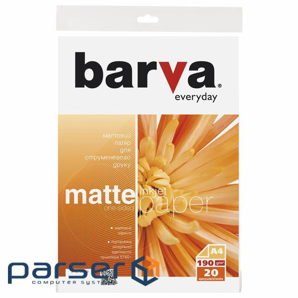 Папір Barva A4 Everyday matted 190г 20с (IP-AE190-290)
