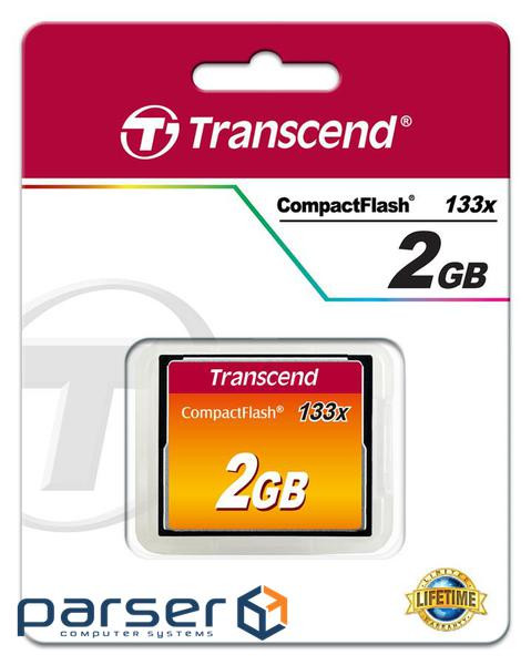 Карта пам'яті Transcend 2Gb CompactFlash Card 133x 200 (TS2GCF133)