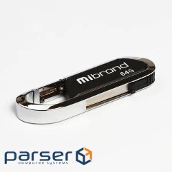 Flash drive MIBRAND Aligator 64GB Black (MI2.0/AL64U7B)