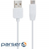 Кабель HOCO X1 Rapid USB-A to Type-C 1м White (6957531032045)