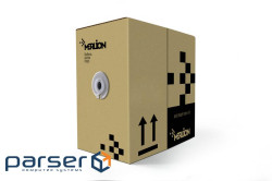 Кабель (патч-корд) КПП-ВП (100) 4P 24AWG (UTP-cat.5E-SL), MERLION, СU, ізоляція П (KPPMLCU24AWG305B)