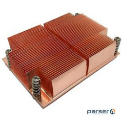 Dynatron Accessory A25 1U Copper1100 with Skiving Fin passive heatsink Brown box