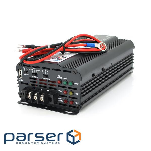 Зарядний пристрій Mervesan MT-340-24C для акумулятора 24V-6A / 12A, клемні дроти, Q12 , Q12