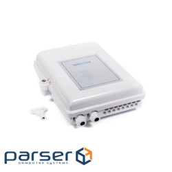 Optical box RCI MDU 216 (IP54, зовнішній на 2 кабельні вводи, 16 виводів для FTTH патчко
