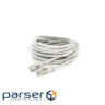 Патч-корд литий MERLION, FTP, RJ45, Cat.5e, 10m, сірий, CU, Q200 (PCM-CU-5E / 10G)