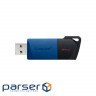 Флеш-накопичувач 64GB USB 3.2 Gen 1 DataTraveler Exodia (Black + Blue) - 2 Pack KINGST (DTXM/64GB-2P)