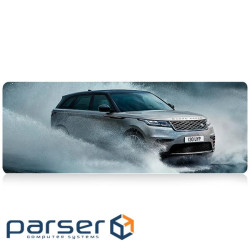 Коврик 300*700 тканинний Range Rover з боковою прошивкою, товщина 2 мм, Grey, Пакет (C48372)