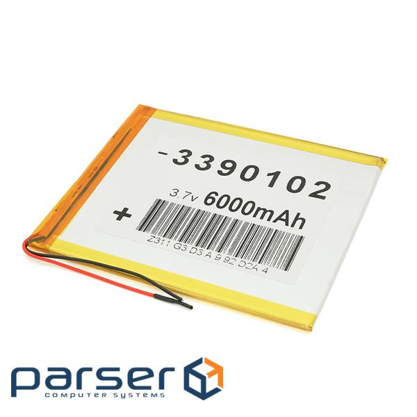 Літій-полімерний акумулятор 4*90*100mm (Li-ion 3.7В 4500мА&middot,год) (0490100) ) (0490100)