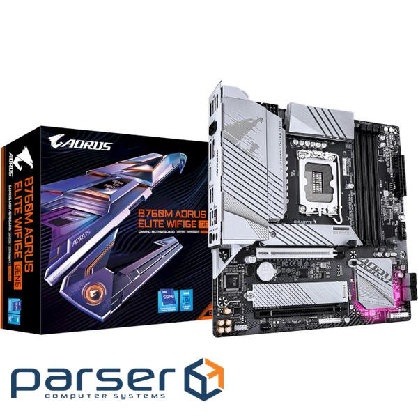 Материнська плата Gigabyte AORUS B760M Elite WiFi6E Gen5 (B760M AORUS ELITE WIFI6E GEN5)