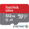 Карта пам'яті SanDisk 512GB microSDXC class 10 UHS-I Ultra (SDSQUAC-512G-GN6MA)