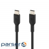 Дата кабель USB-С - USB-С, PVC, 2m, black Belkin (CAB003BT2MBK)