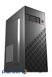 Корпус GTL XG07 Black, без БЖ, Midi Tower, ATX / MicroATX / Mini ITX, 2xUSB 2.0, 2xUSB 3.0, CPU