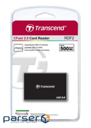 Кардрідер Transcend USB 3.0 CFast Black, TS-RDF2