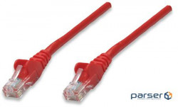 Patchcord UTP Cat.5e (1m red), Intellinet, Bimetal, SSA (318952)