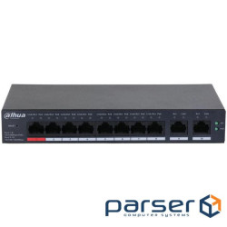8-портовий керований з PoE Dahua DH-CS4010-8ET-110