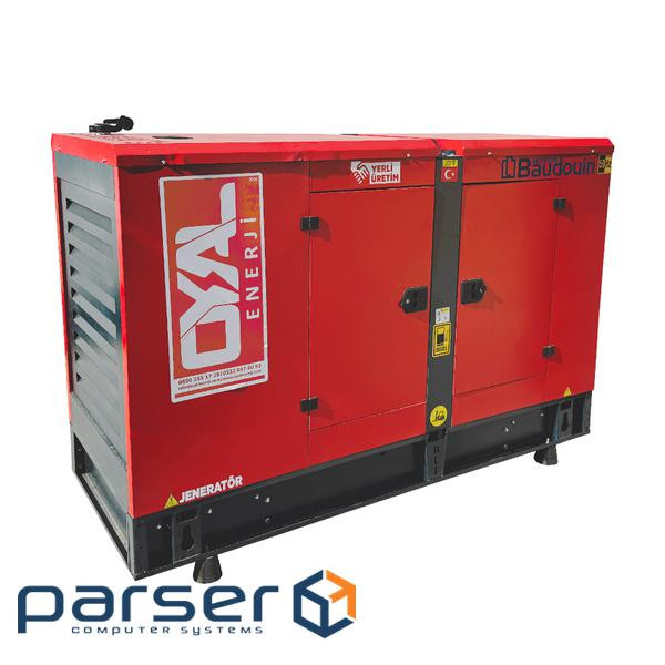 Генератор дизельный OYAL OYB-110 BAUDOUIN 110KVA / 88KW, трехфазный 230 / 400V, 50Hz (AVR+ATS(АВР) в