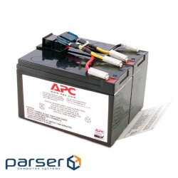 Accumulator battery APC RBC48 (12В, 7.5Ач)