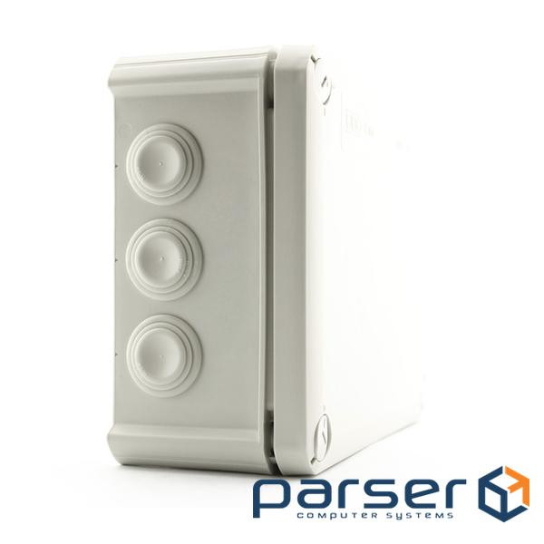 Коробка розподільна зовнішня Т160 190Х150Х77 IP66 OBO Bettermann колір білий 