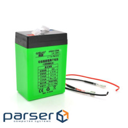 Акумуляторна батарея літієва QiSuo 6V 8A з елементами Li-ion 18650 (70X46X100) + зарядний (QS-608CH) (QS-608CH)